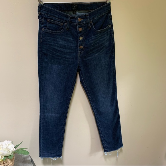 J CREW High-Rise Skinny Button Fly Jeans - Picture 3 of 10